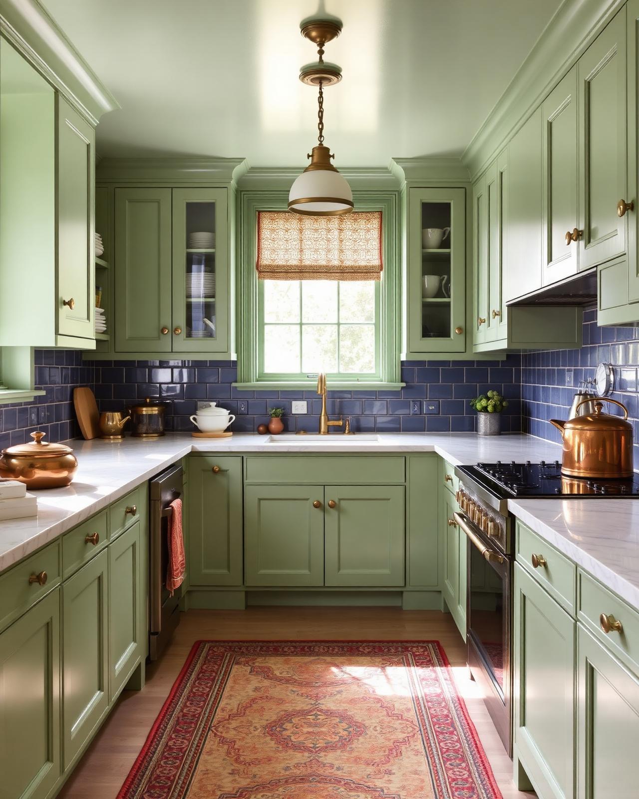 Sage Galley Kitchen