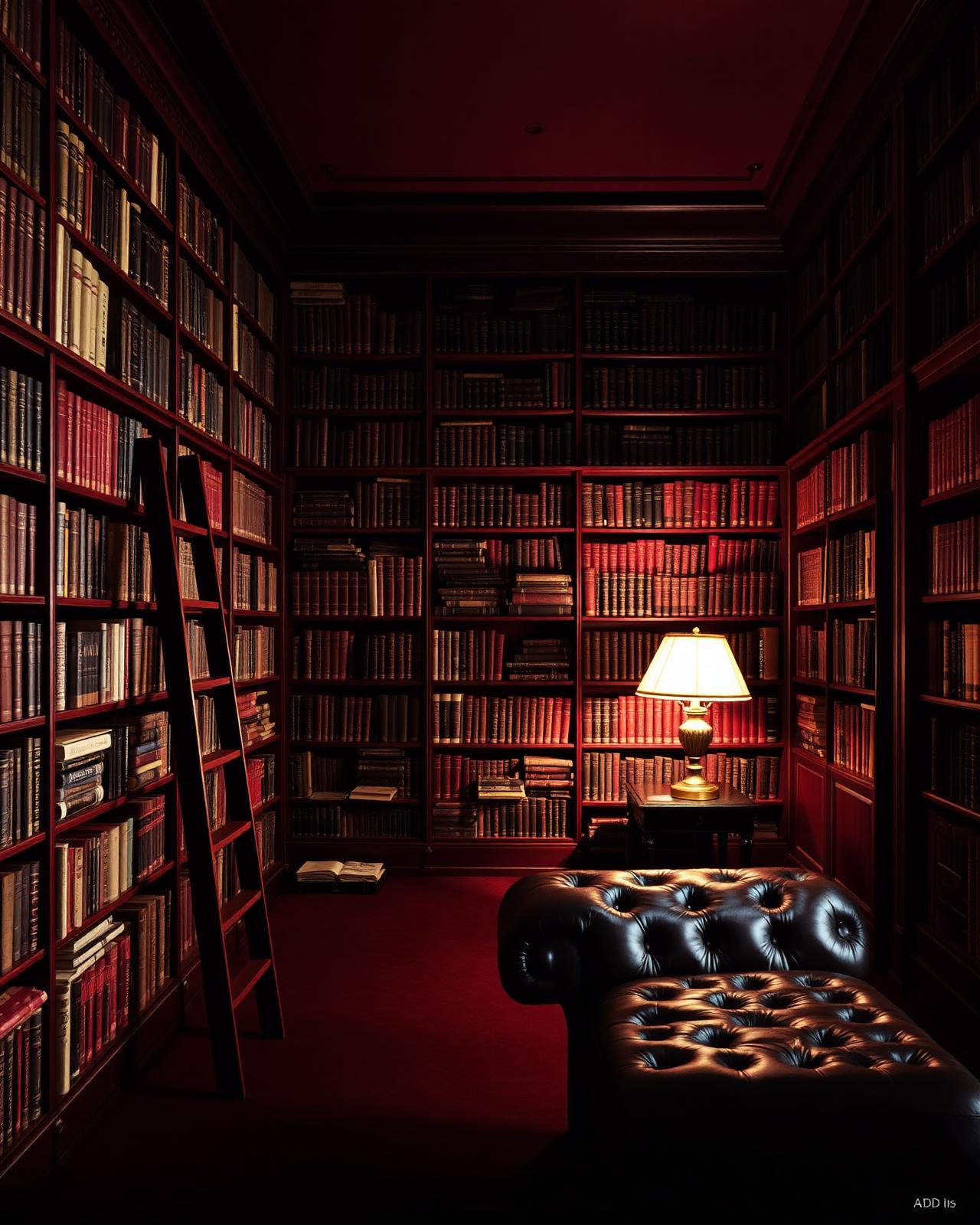 Oxblood Library